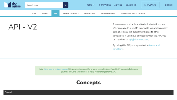 The Muse's website screenshot