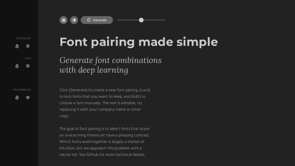 Fontjoy's website screenshot