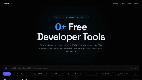 NexTool's website screenshot