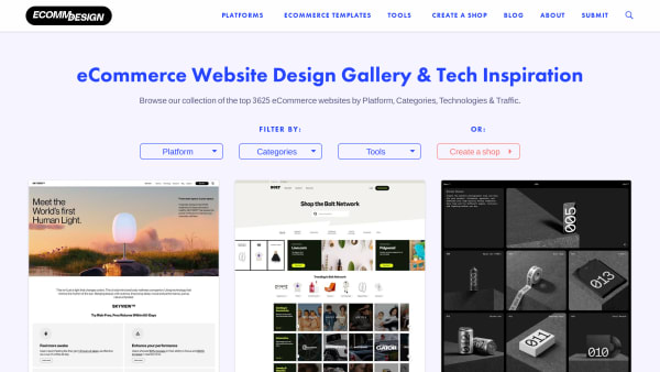 ecomm.design's website screenshot