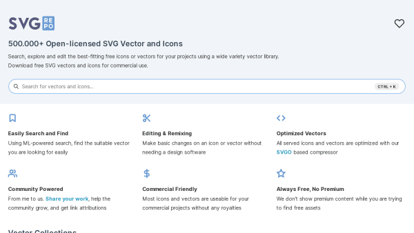SVG Repo's website screenshot