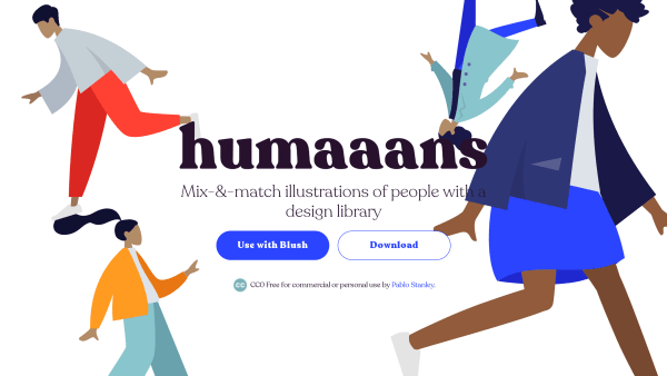 humaaans's website screenshot