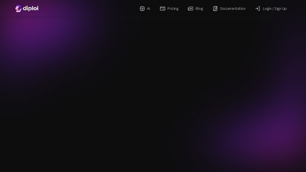 Diploi's website screenshot