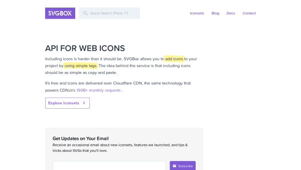 SVGBox's website screenshot