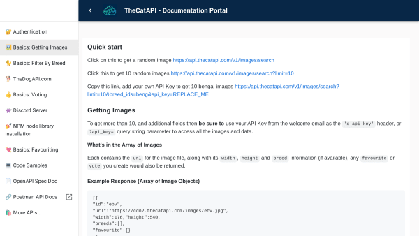 Cats's website screenshot
