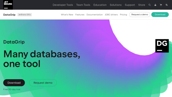 DataGrip's website screenshot