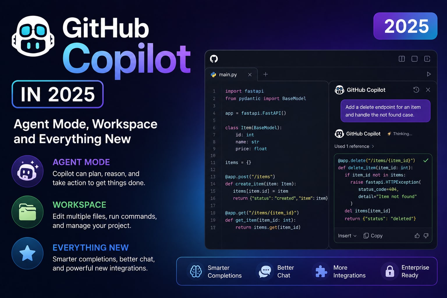 GitHub Copilot in 2025: Agent Mode, Workspace and Everything New