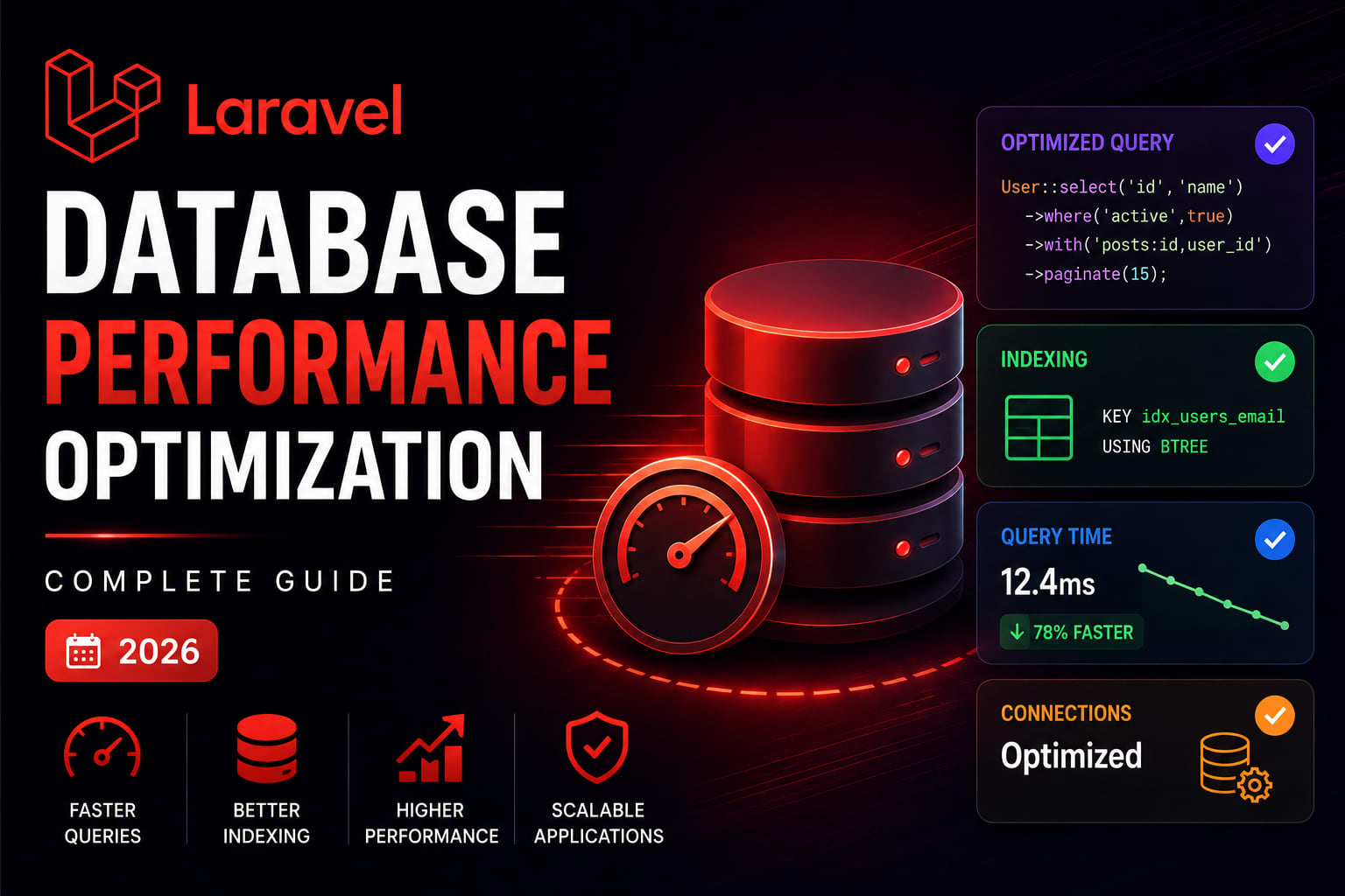 Laravel Database Performance Optimization — Complete Guide (2026)
