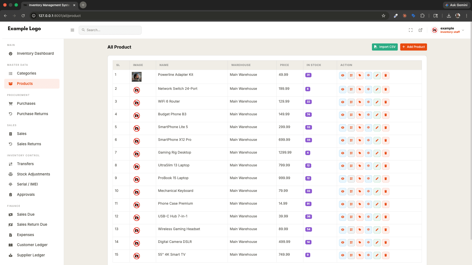StockFlow - Complete Inventory Management System screenshot 5