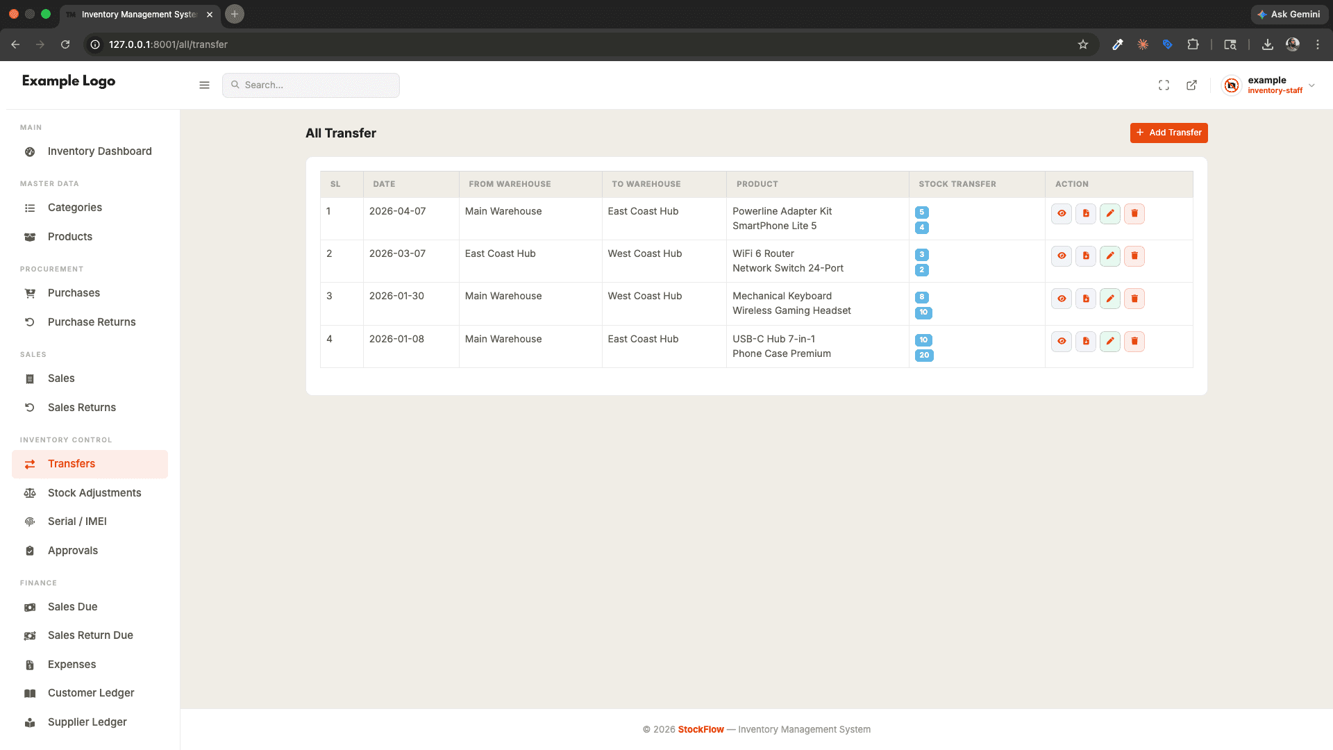 StockFlow - Complete Inventory Management System screenshot 7