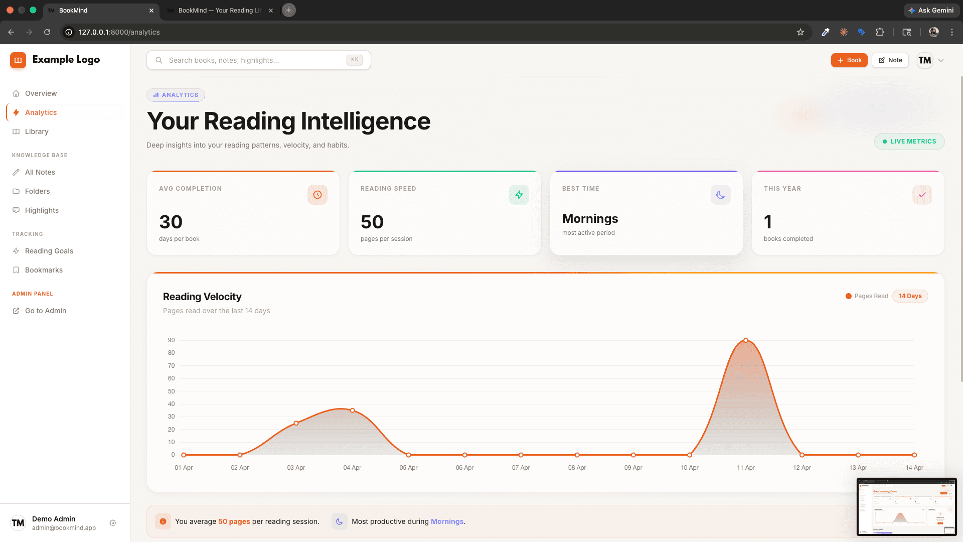 BookMind - Your reading life, beautifully organized screenshot 9