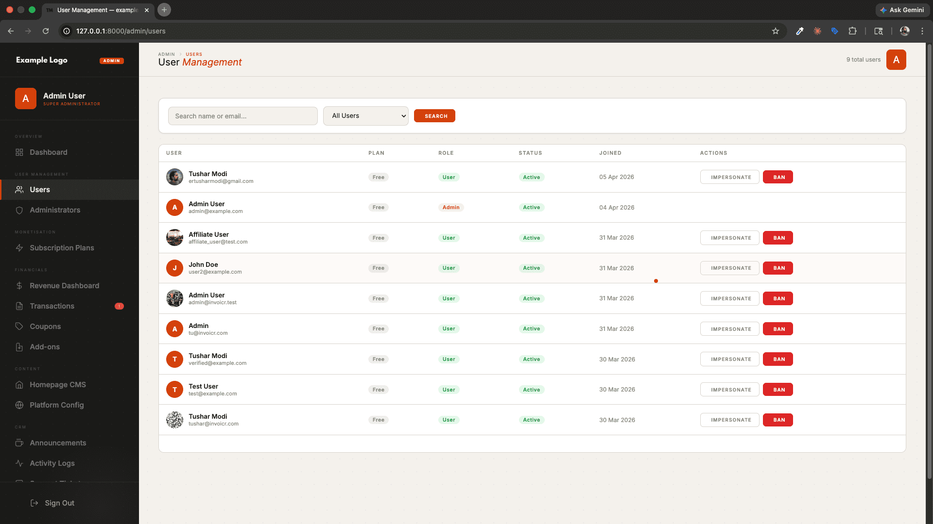 InvoiceFlow — SaaS Invoice Management Platform screenshot 2