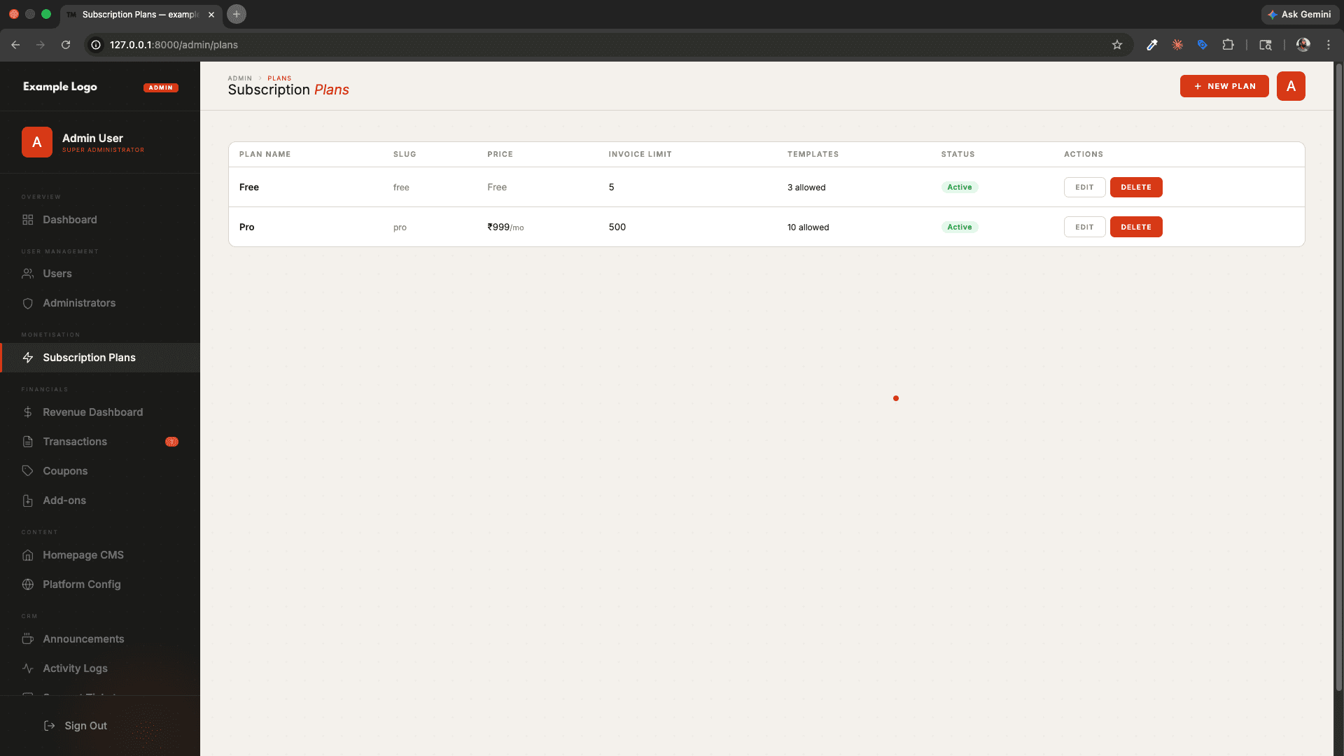 InvoiceFlow — SaaS Invoice Management Platform screenshot 3