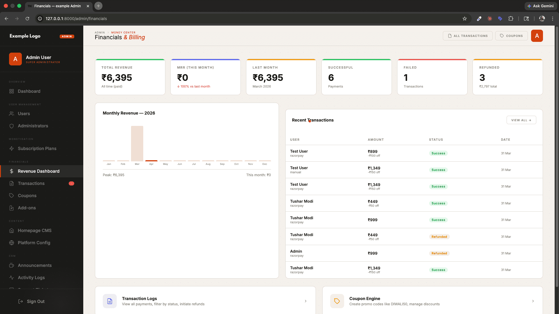 InvoiceFlow — SaaS Invoice Management Platform screenshot 4