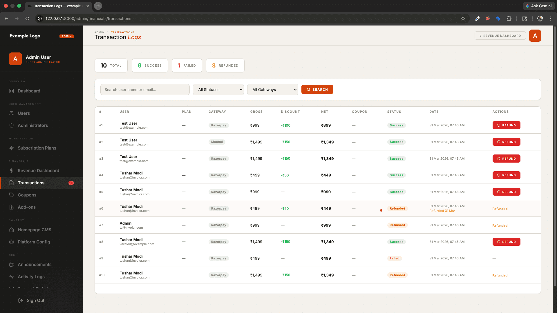 InvoiceFlow — SaaS Invoice Management Platform screenshot 5