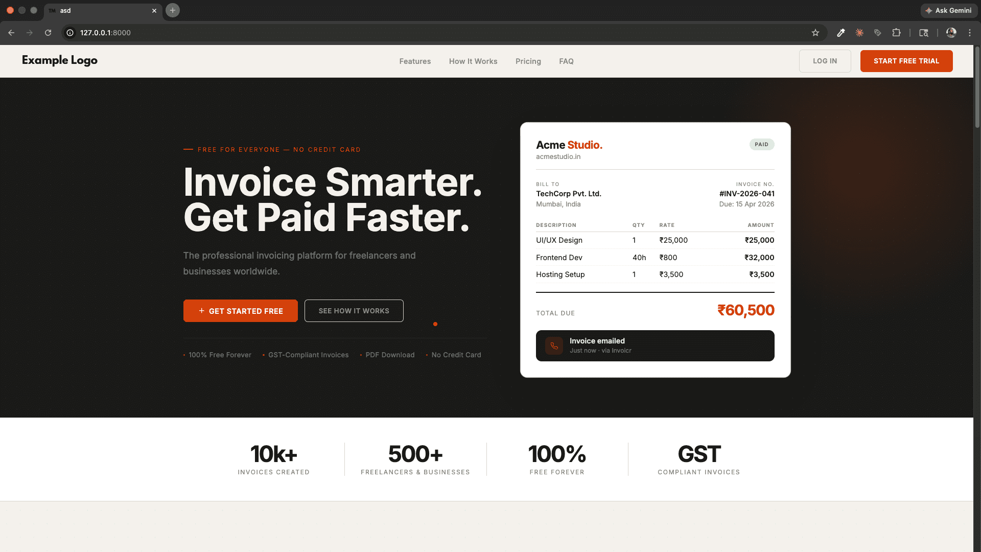 InvoiceFlow — SaaS Invoice Management Platform screenshot 12