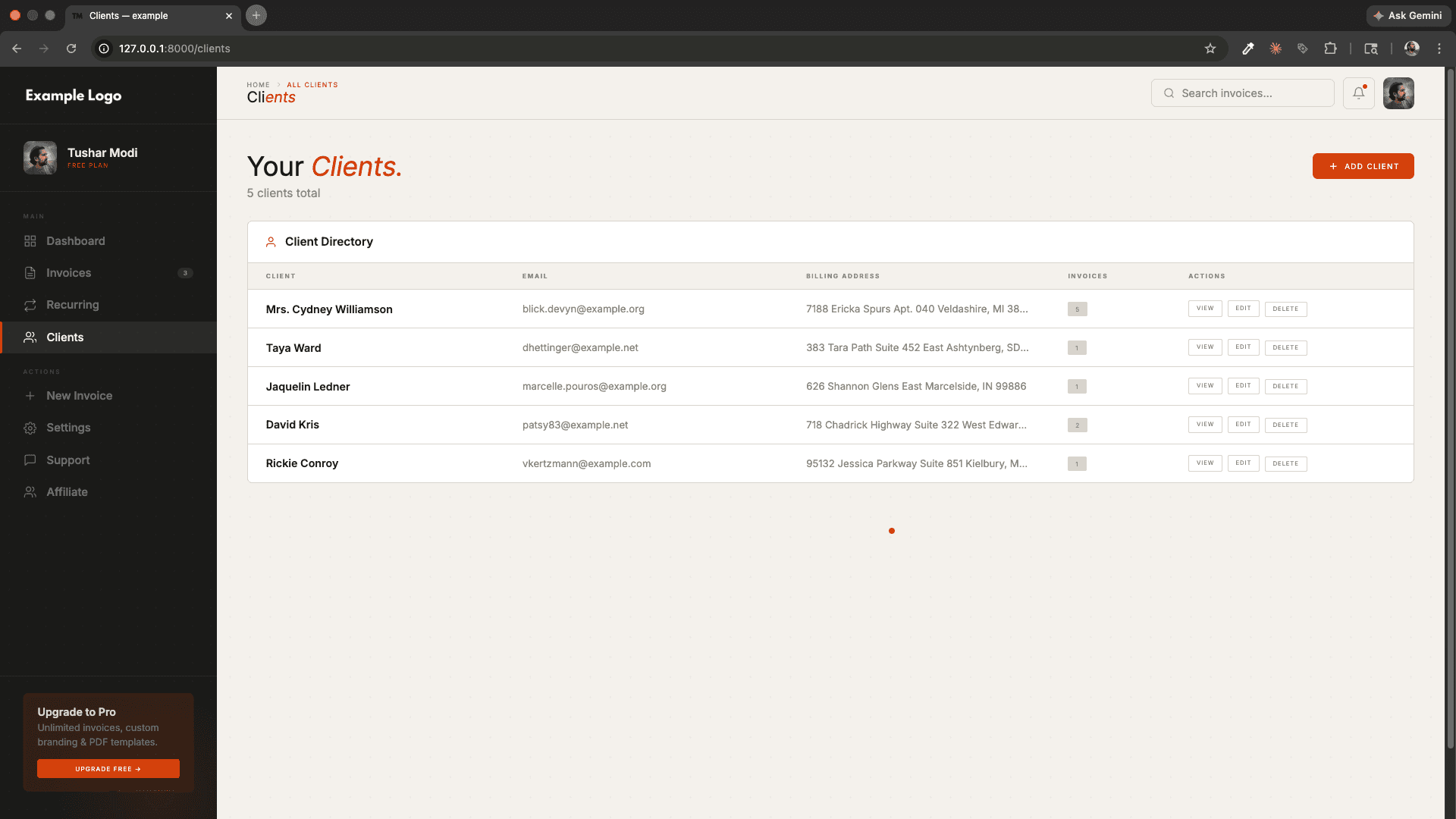 InvoiceFlow — SaaS Invoice Management Platform screenshot 18