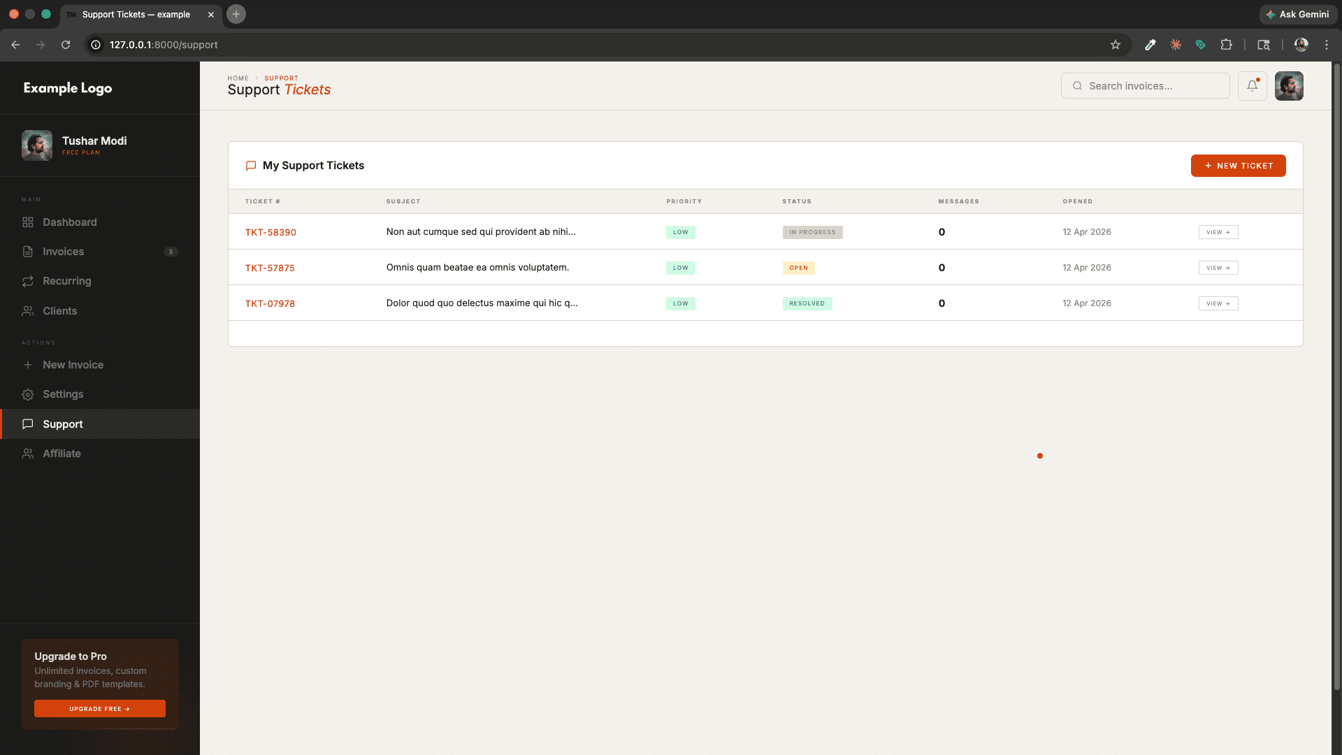 InvoiceFlow — SaaS Invoice Management Platform screenshot 20