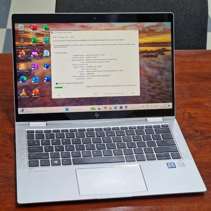 ⭐ HP EliteBook x360 1040 G4 – Core i7 8th gen Écran tactile x360|16 gb RAM | 512gb SSD STOCKAGE ⭐ 3