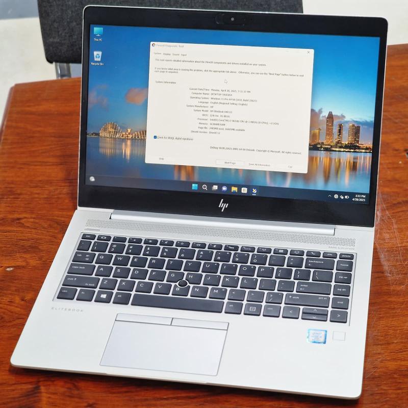 ⭐ HP EliteBook  840 G6 𝐔𝐥𝐭𝐫𝐚 𝐒𝐥𝐢𝐦, 𝐂𝐨𝐫𝐞 𝐢7 de 8th gen couplé a 16 Go 𝐑𝐀𝐌, 256gb SSD Stockage et un Lecteur d'empreintes digital ✨ 2