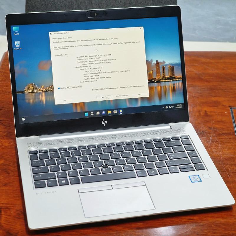 ⭐ HP EliteBook  840 G6 𝐔𝐥𝐭𝐫𝐚 𝐒𝐥𝐢𝐦, 𝐂𝐨𝐫𝐞 𝐢7 de 8th gen couplé a 16 Go 𝐑𝐀𝐌, 256gb SSD Stockage et un Lecteur d'empreintes digital ✨ 3