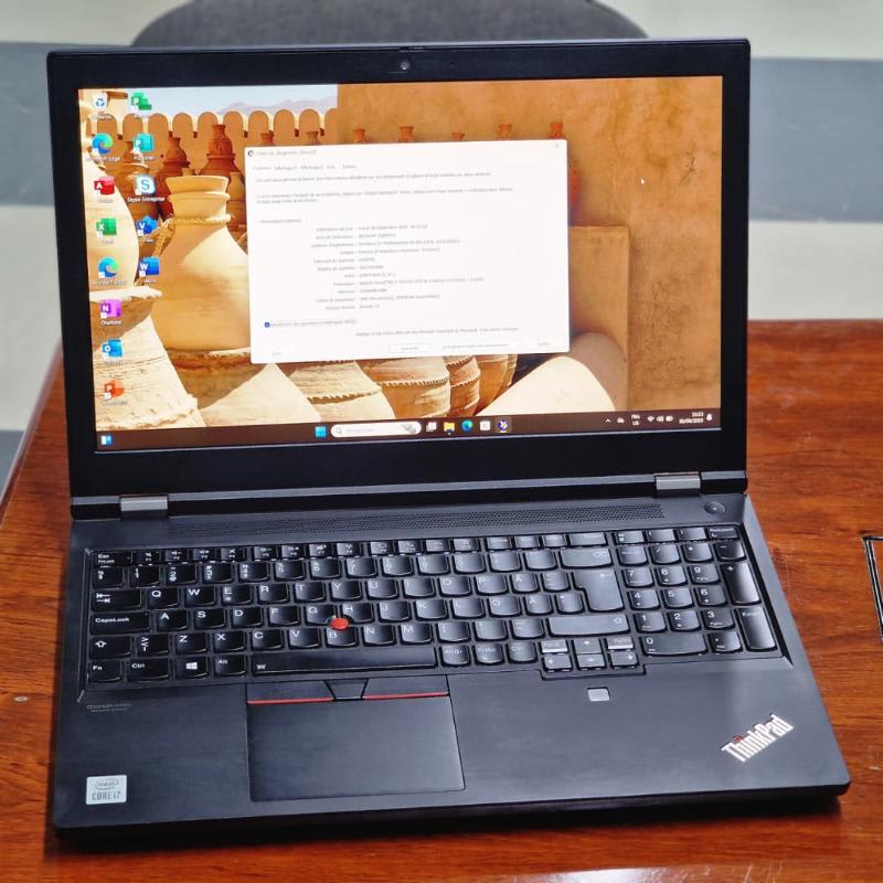 ⭐ LENOVO THINKPAD P15 | Intel *𝐂𝐨𝐫𝐞 𝐢7* de 10th gen couplé a *#32GO 𝐑𝐀𝐌 | 512 GB SSD* et un écran 15.6" full HD ✨ *4GB dédié NVIDIA ☘️* 3