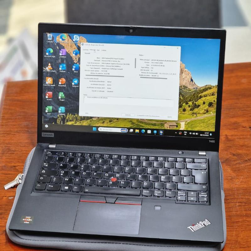 ⭐ Lenovo ThinkPad T495 – Ryzen 5 pro | 16 Go RAM | 256Go SSD | 2 Go Dédié AMD Radeon Graphics ⭐ 2