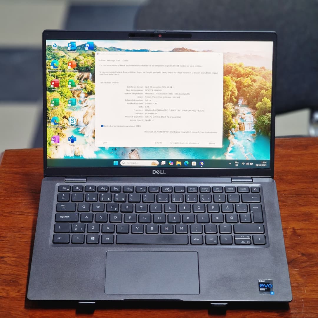 ⭐ Dell Latitude 7420 | Core i5 11th gén | 16GB RAM | 256GB SSD STOCKAGE  tactile ✨️
