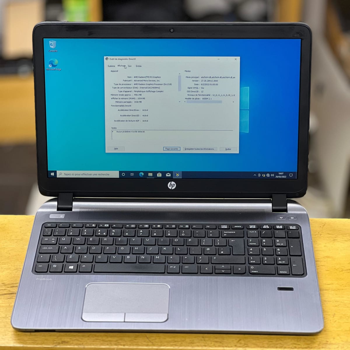 ⭐  HP probook 455 G2 , équivalent d'un 𝐂𝐨𝐫𝐞 𝐢5 de 6th gen couplé a 08 GB 𝐑𝐀𝐌, 500gb HDD Stockage et 01GB DÉDIÉ ✨ 3