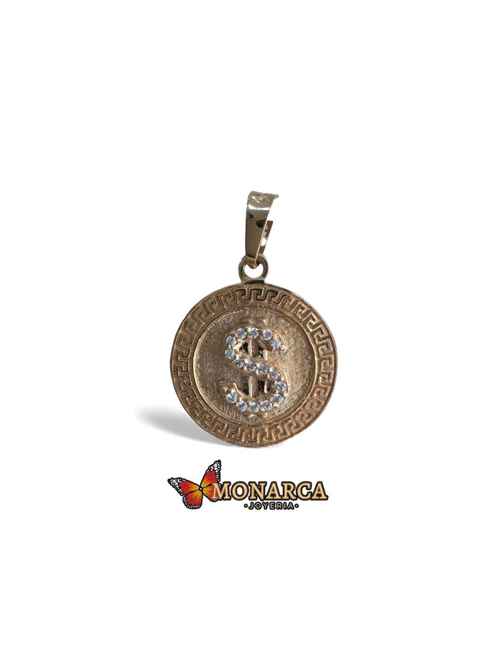 DIJE ORO18K/MEDALLA SIGNO PESOS