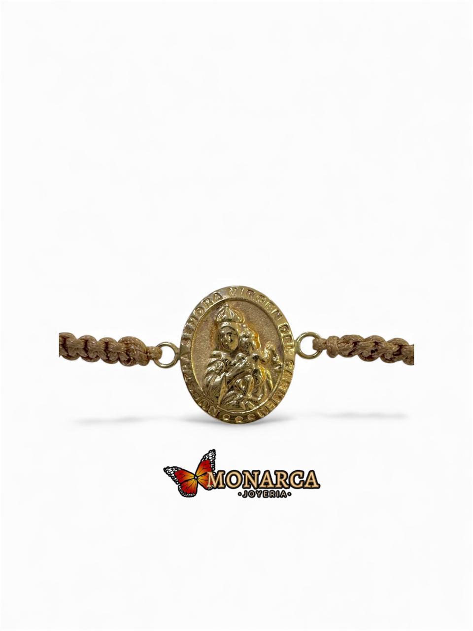 DIJE HERRAJE ORO18K/VIRGEN DEL CARMEN