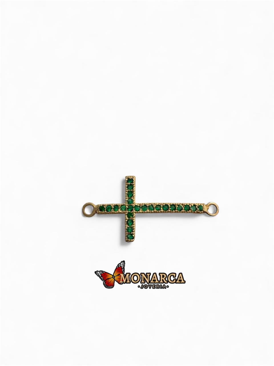 DIJE HERRAJE ORO18K/CRUZ 