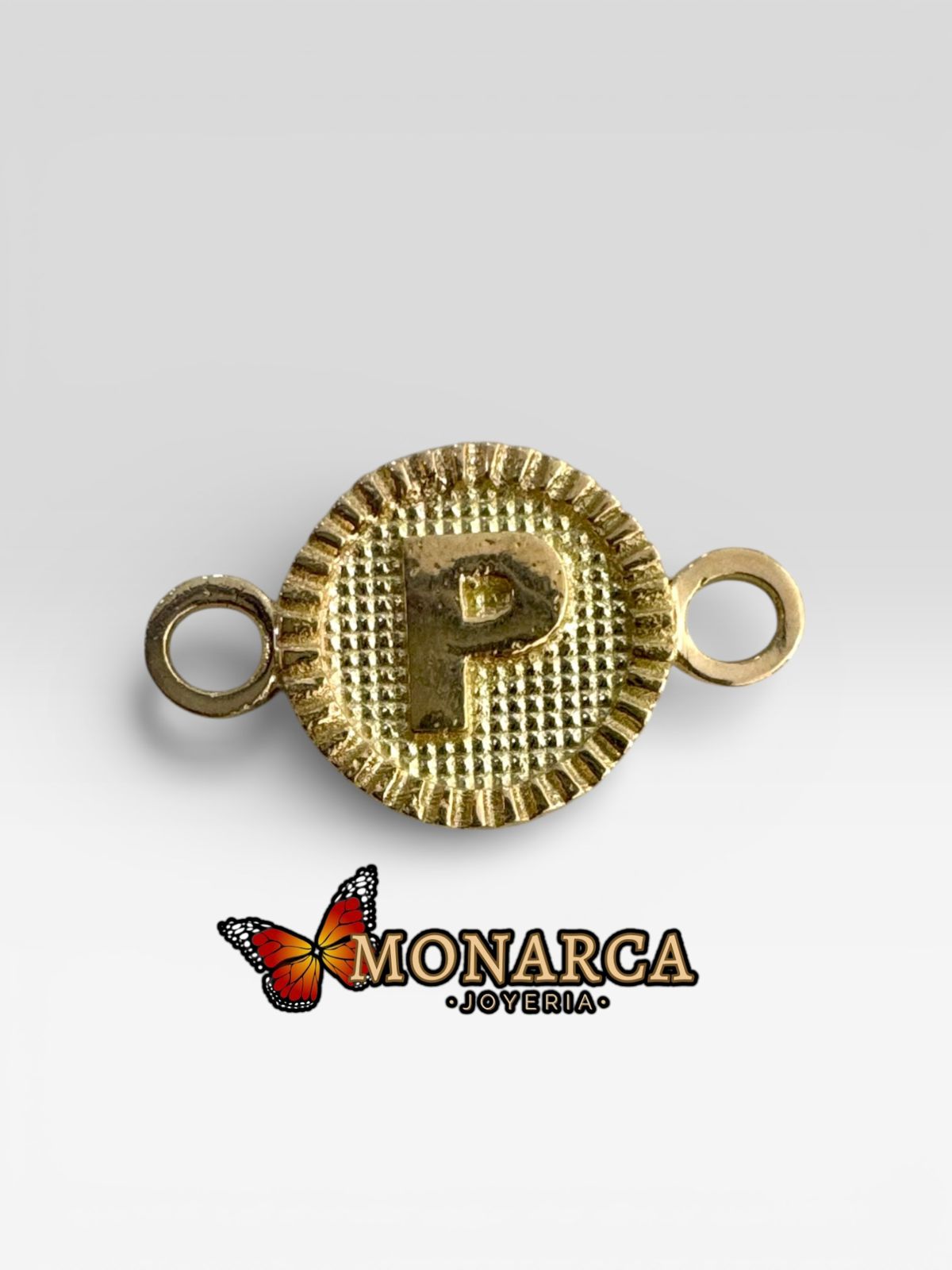 DIJE HERRAJE ORO18K/LETRA