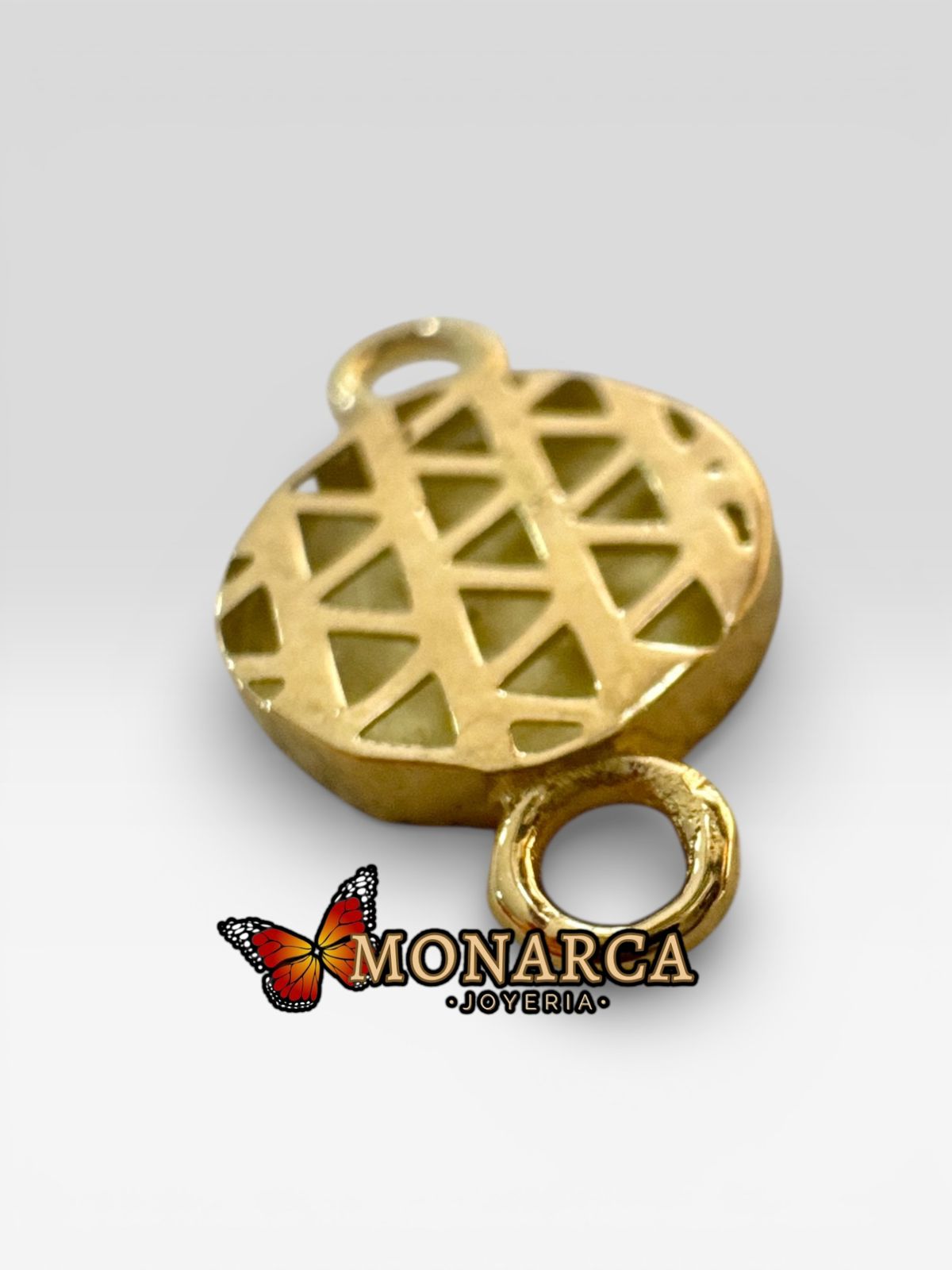 DIJE HERRAJE ORO18K/LETRA