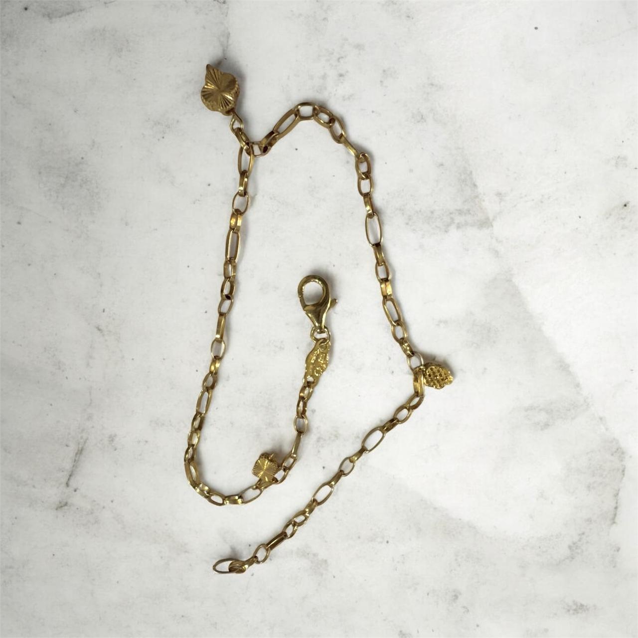 TOBILLERA ORO ITALIANO 750/ESLAVONADA