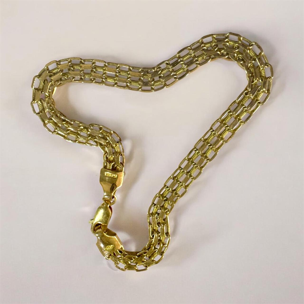 PULSERA ORO ITALIANO 750/CHINO