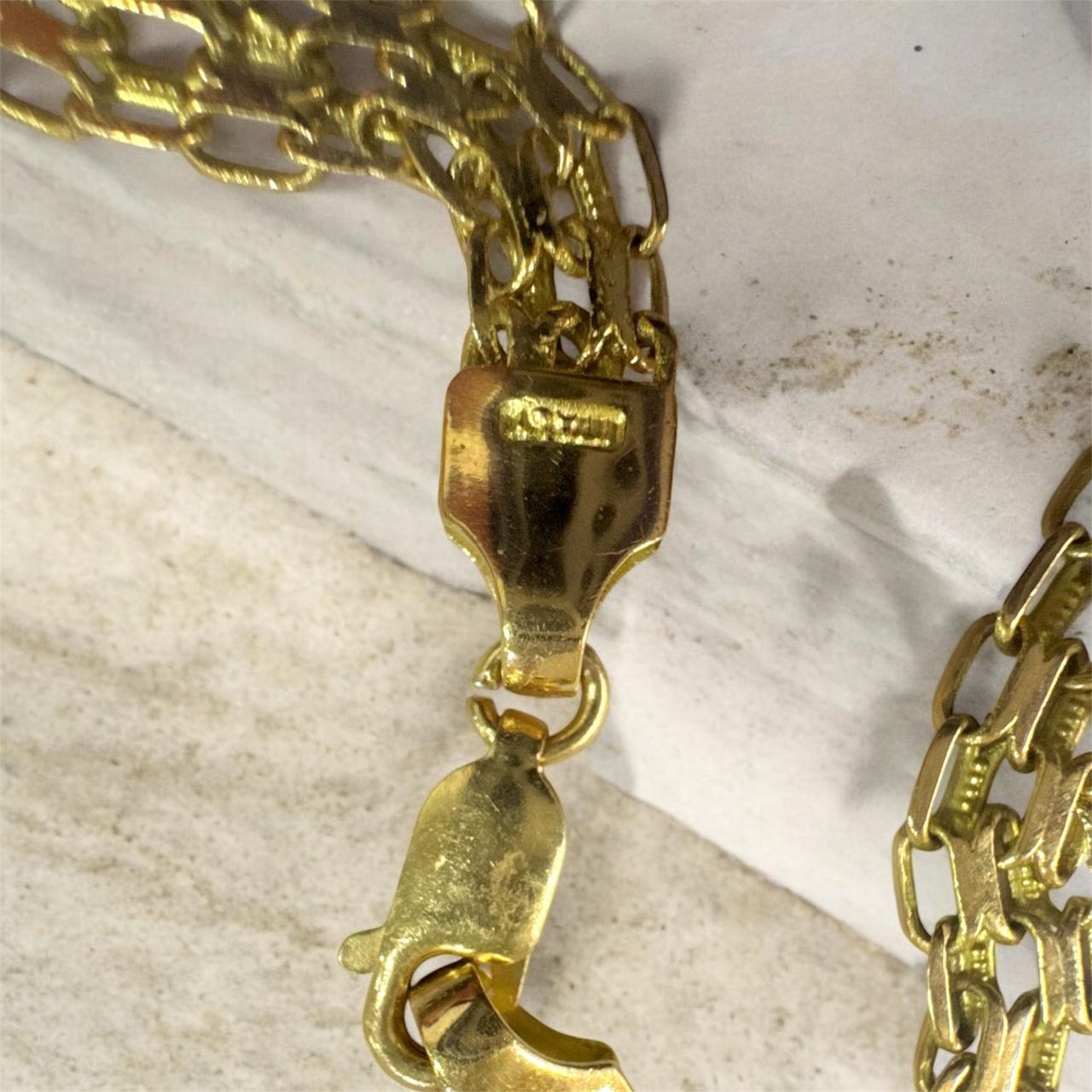 PULSERA ORO ITALIANO 750/CHINO