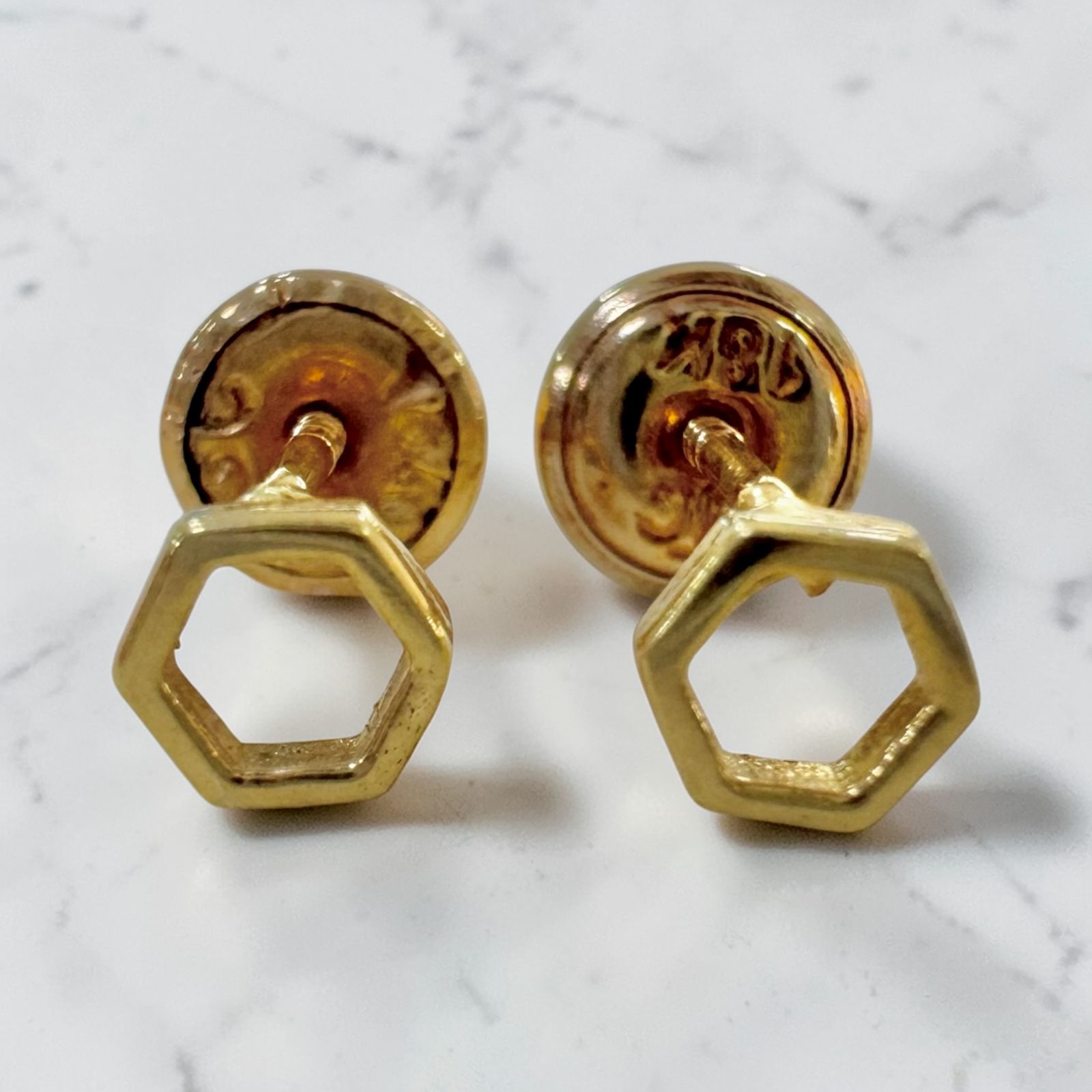 TOPO ROSCA ORO18K/EXAGONOS