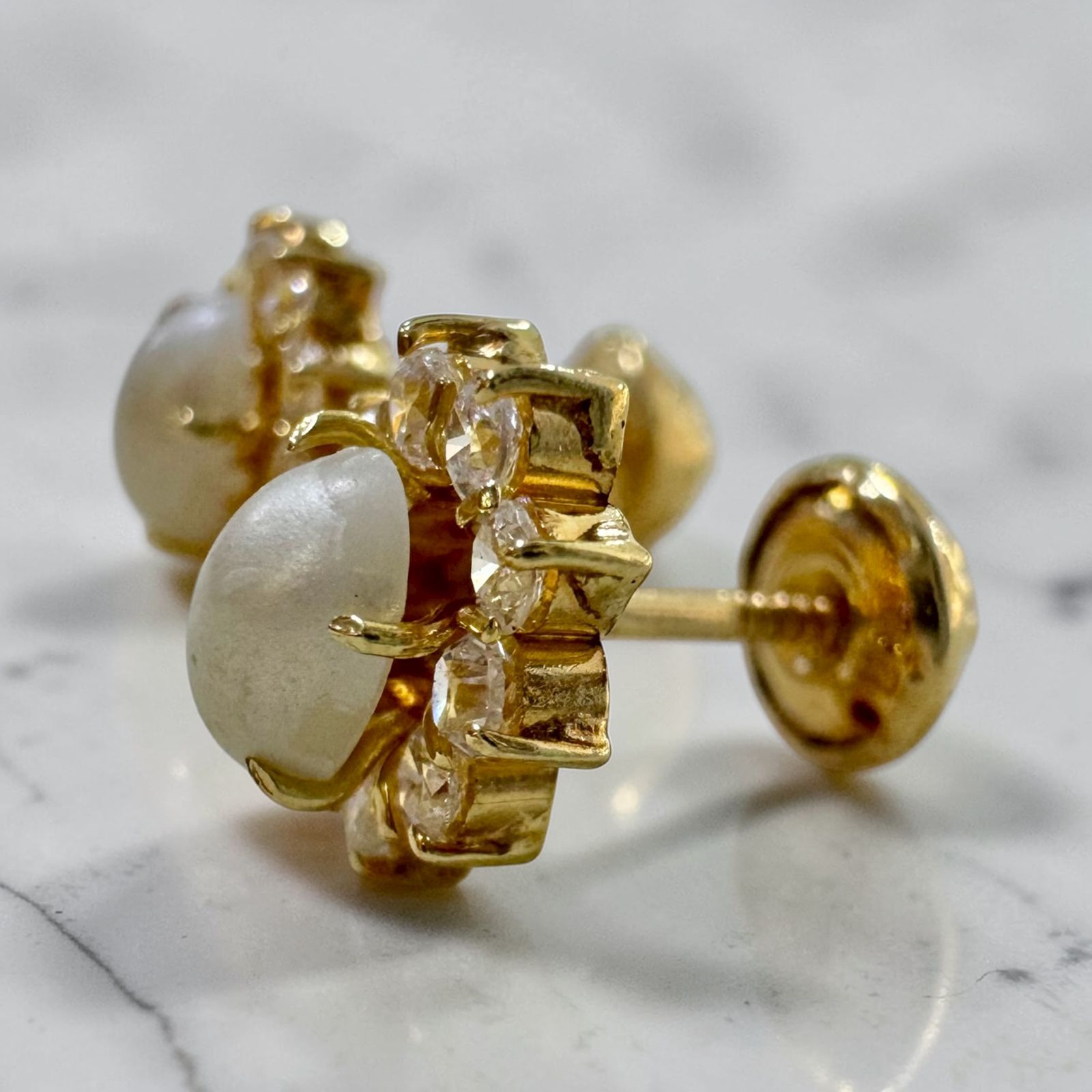 TOPO ROSCA ORO18K/PERLAS