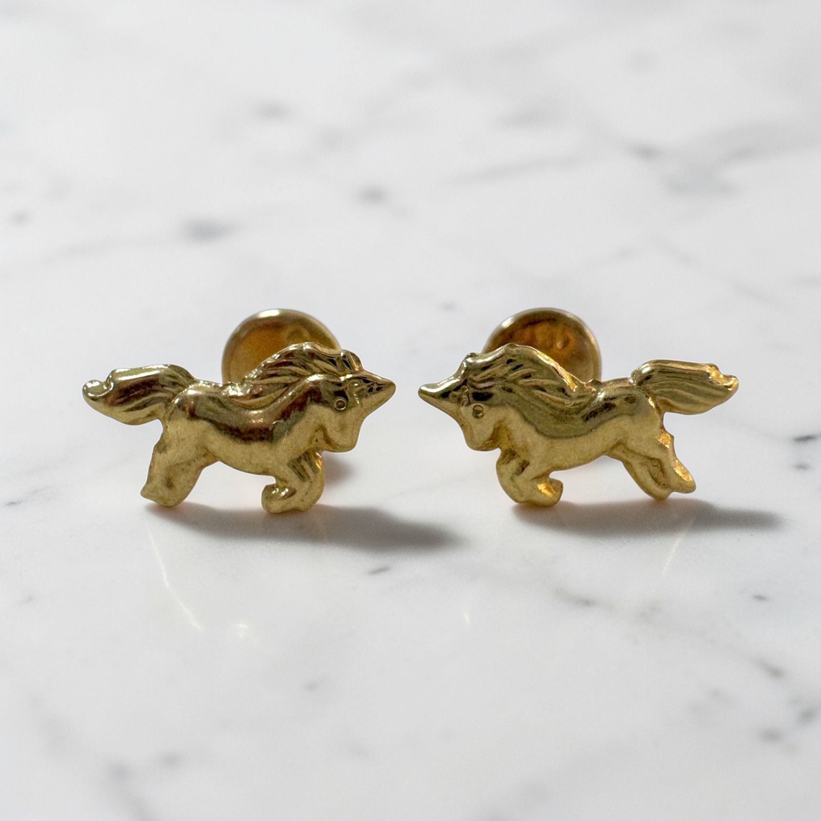 TOPO ROSCA ORO18K/CABALLOS
