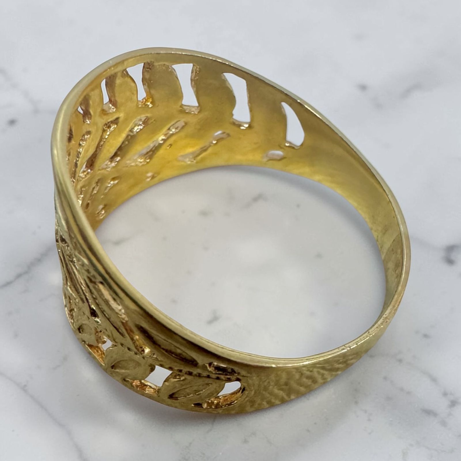 ANILLO ORO18K/HOJITAS