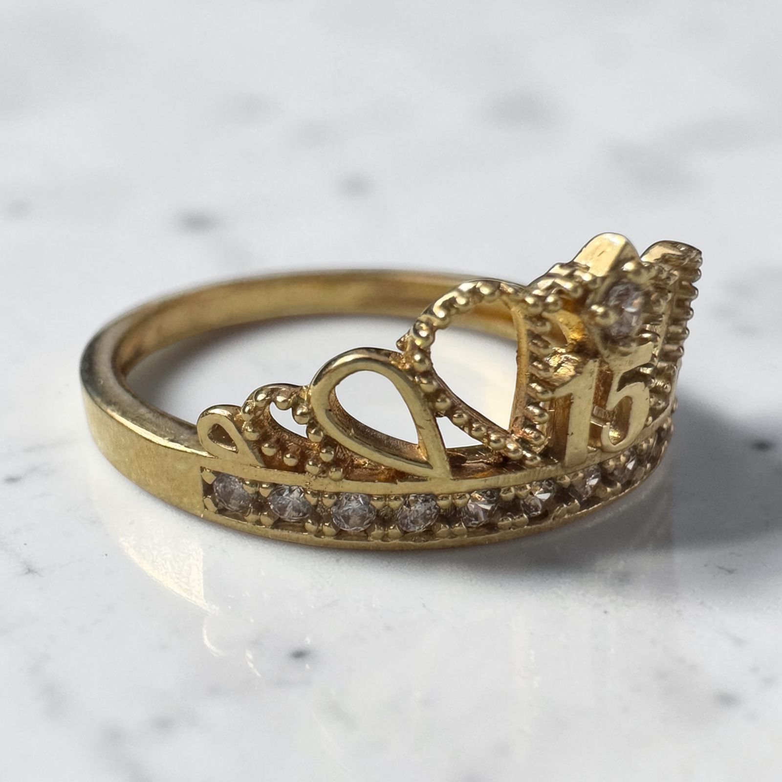 ANILLO ORO18K/CORONA