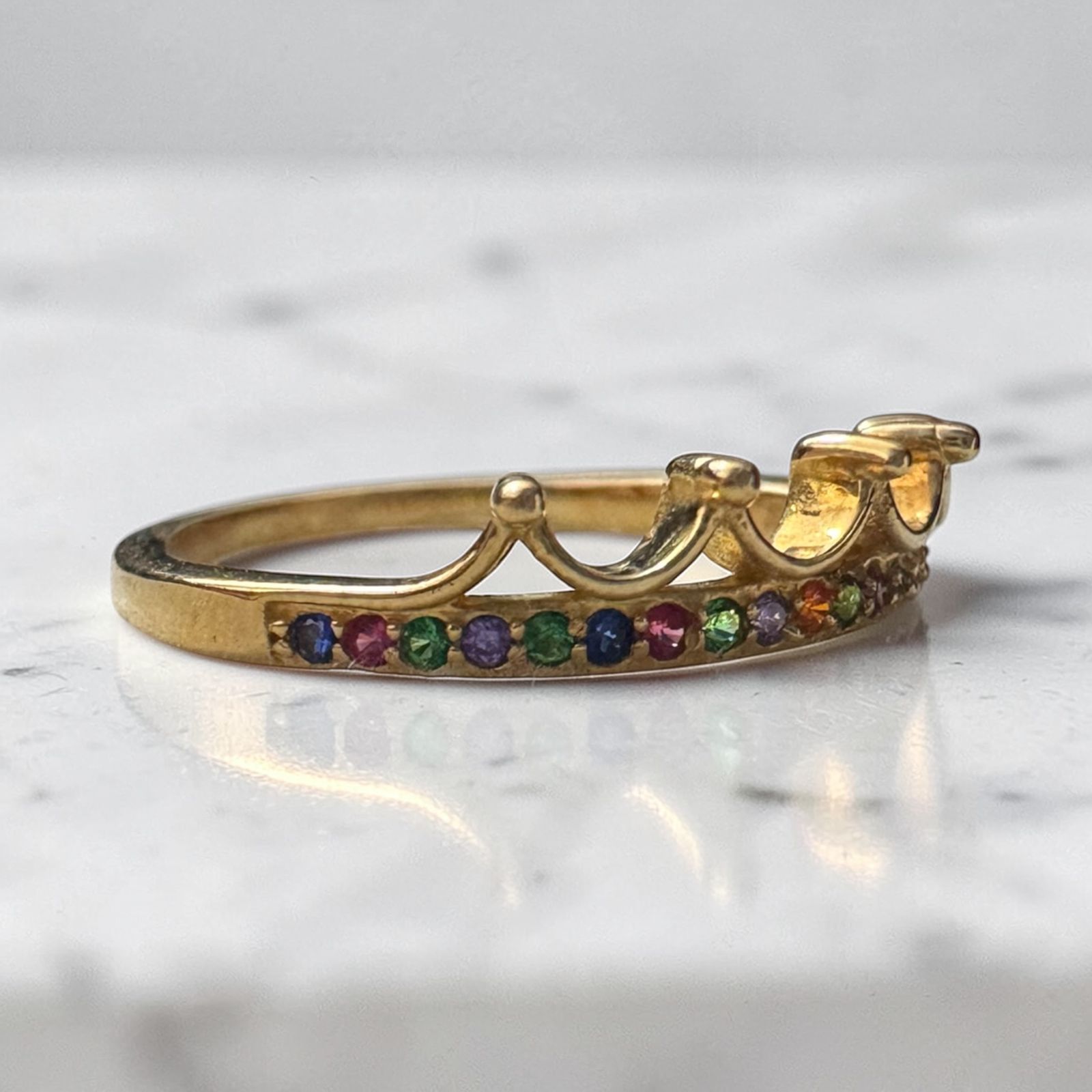 ANILLO ORO18K/CORONA