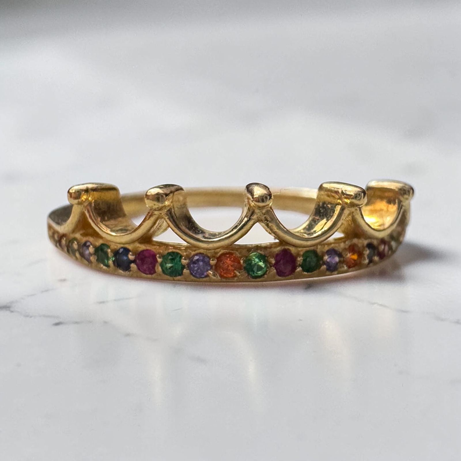 ANILLO ORO18K/CORONA