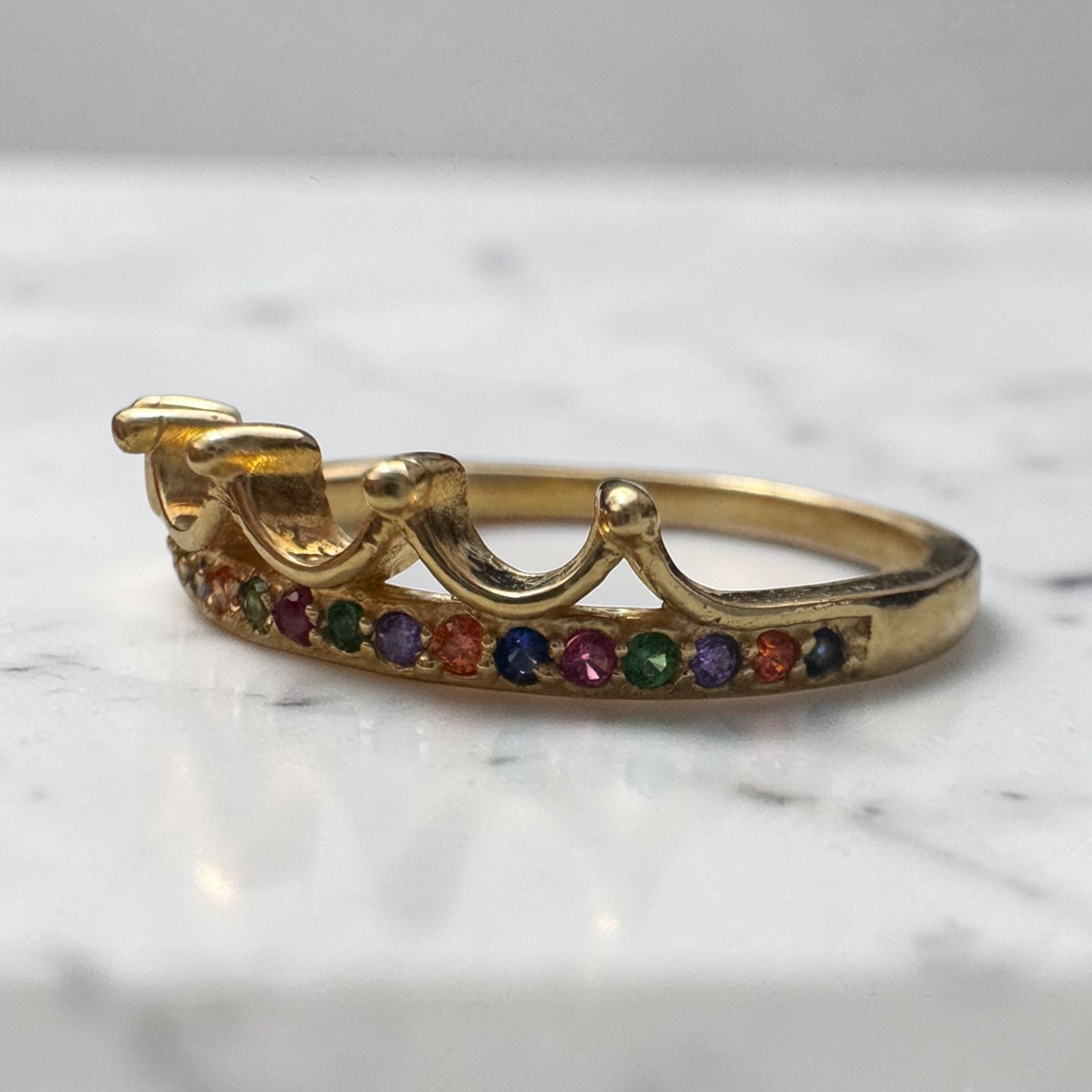 ANILLO ORO18K/CORONA