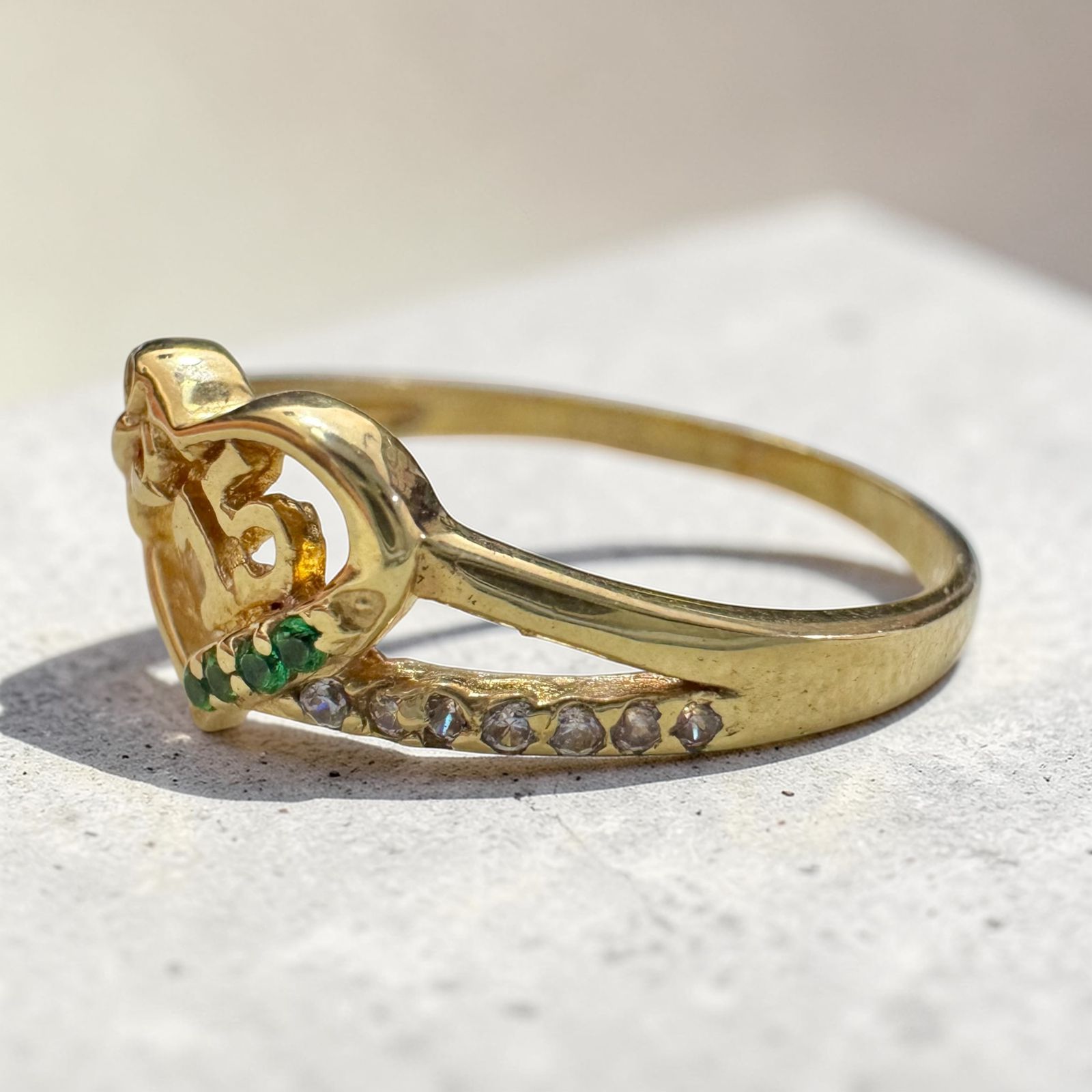 ANILLO ORO18K/CORAZON