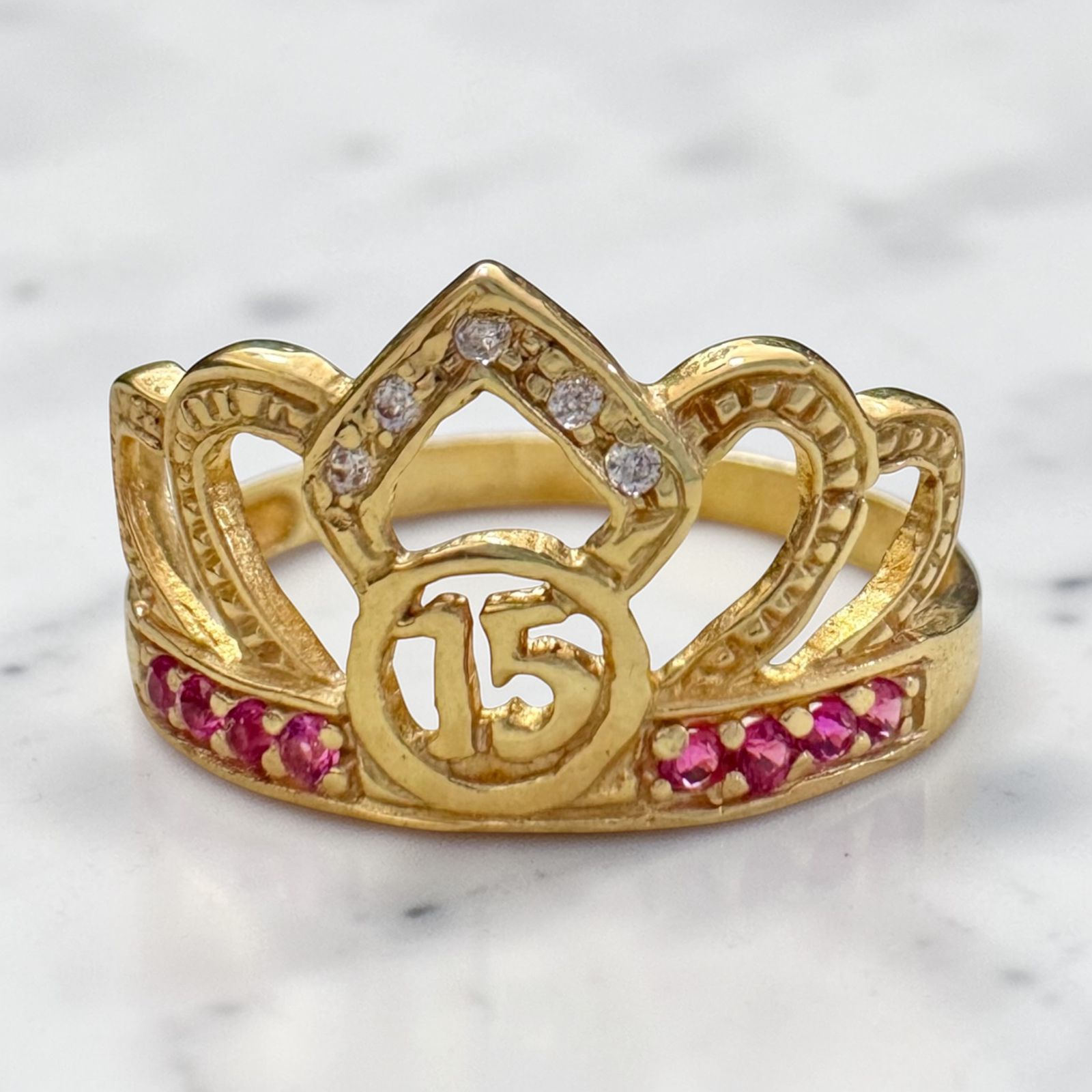 ANILLO ORO18K/CORONA