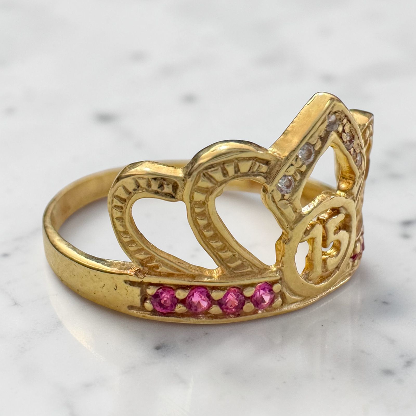ANILLO ORO18K/CORONA