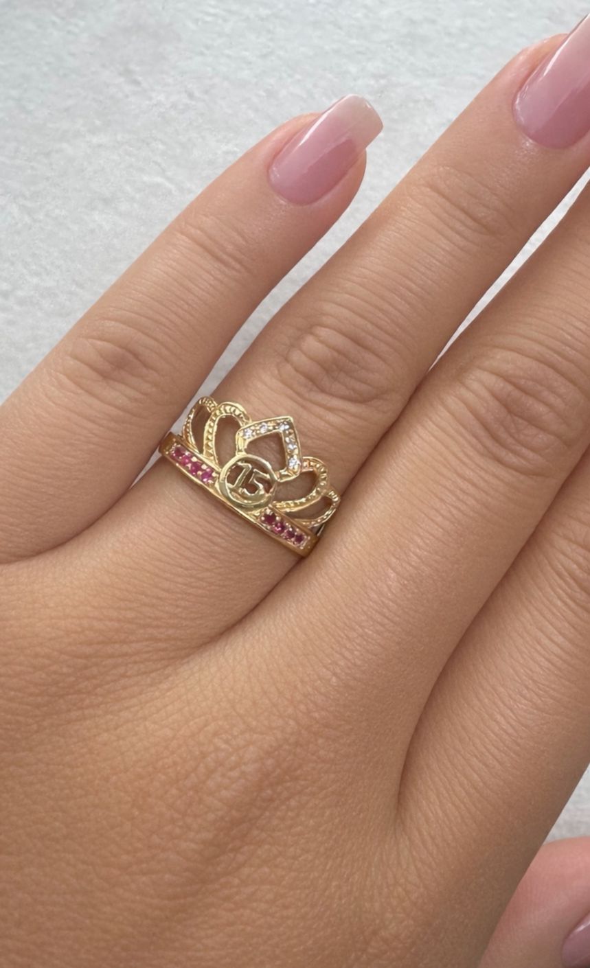 ANILLO ORO18K/CORONA
