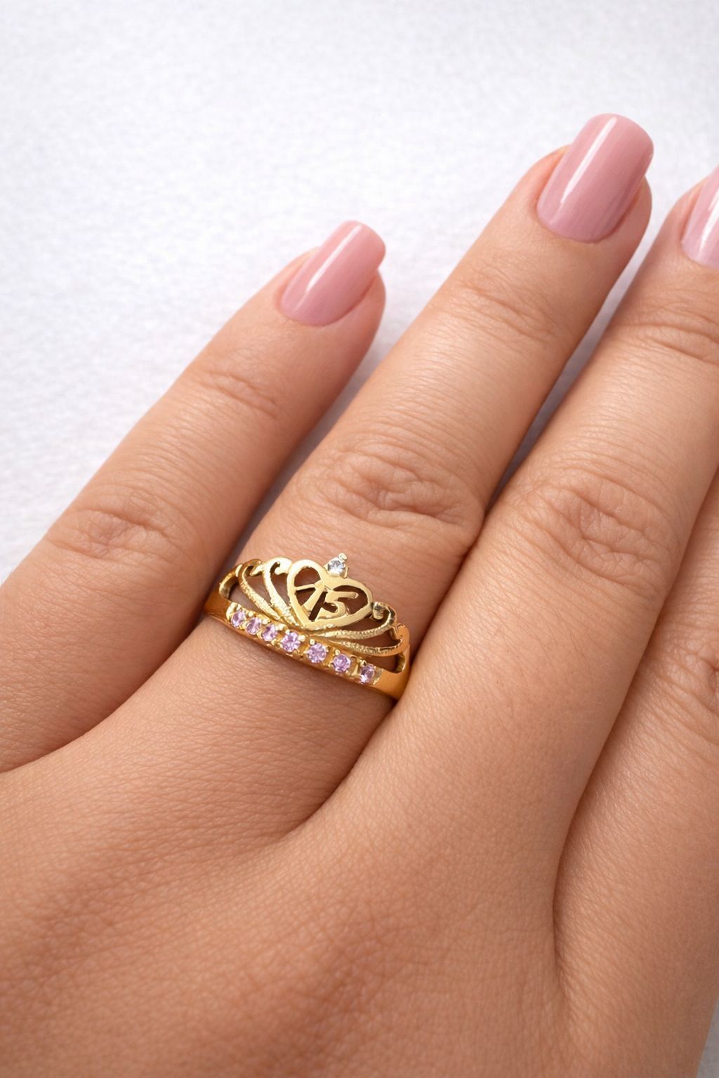 ANILLO ORO18K/CORONA